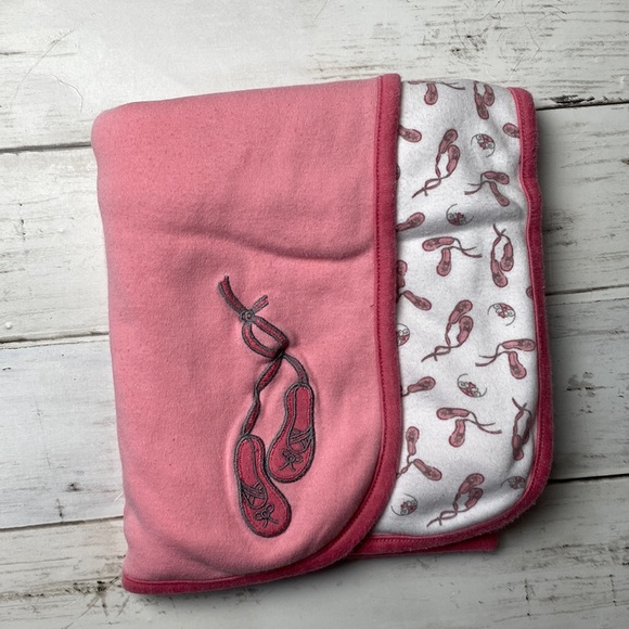 Gymboree Other - GYMBOREE ballet shoe blanket pink dancer ballerina